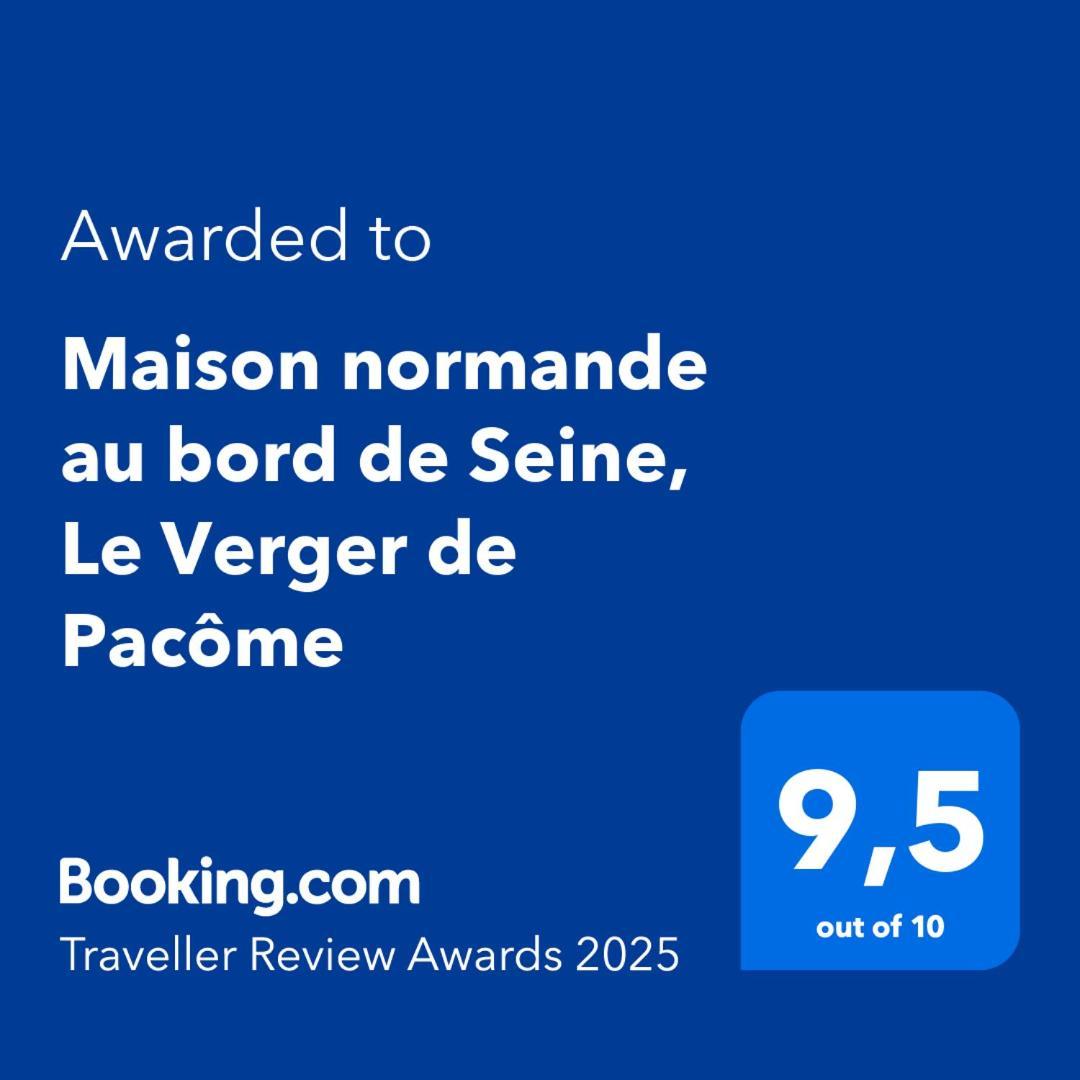 Maison Normande Au Bord De Seine, Le Verger De Pacome Anneville-Ambourville Экстерьер фото